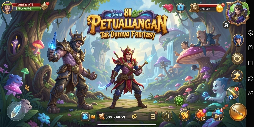 Tampilan gameplay mendebarkan dari game Adventure 8II.