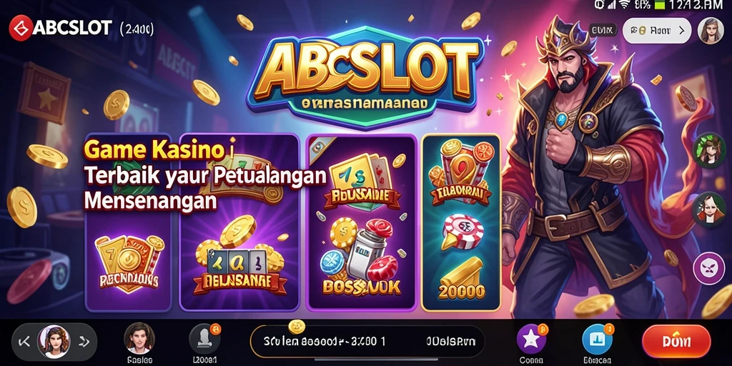 Tampilan aksi menarik dalam permainan Kasino ABCSLOT.