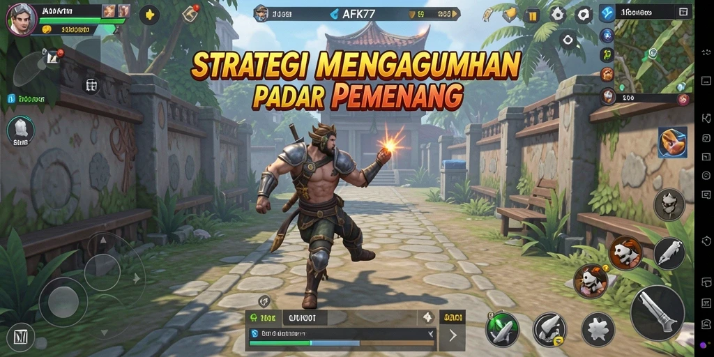 Gameplay action-packed AFK77 dengan strategi mendebarkan.