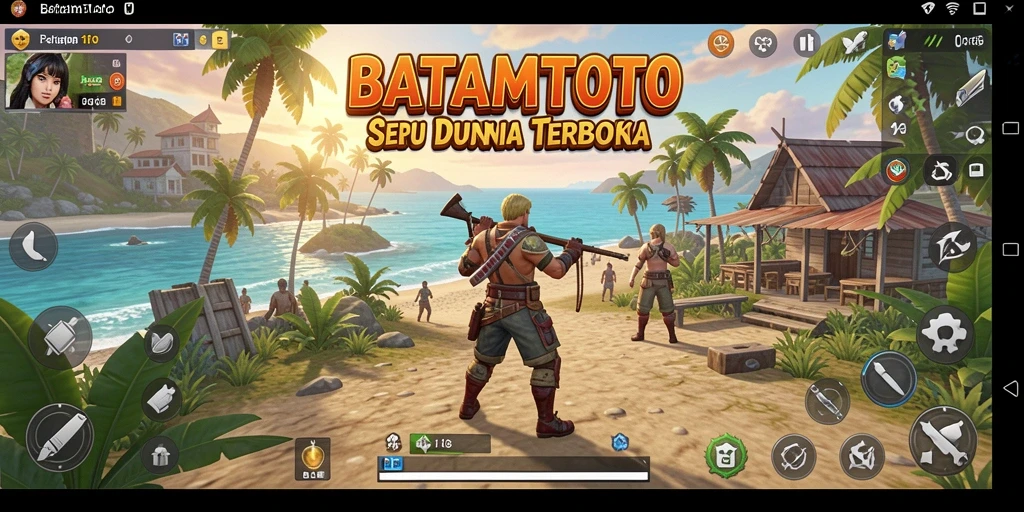 Tampilan gameplay seru di dunia terbuka BATAMTOTO.