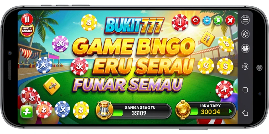 Tampilan menarik dari gameplay Bingo BUKIT777.