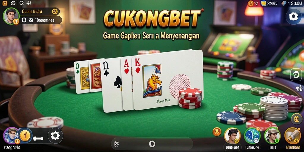 Tampilan gameplay seru dalam CUKONGBET dengan pemain yang bersaing.