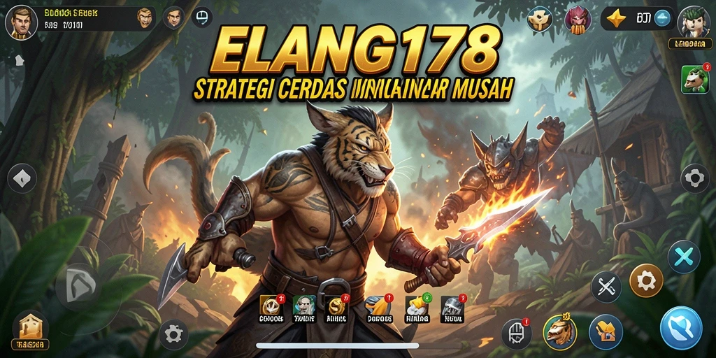 Tampilan gameplay ELANG178 yang menegangkan dan strategis.