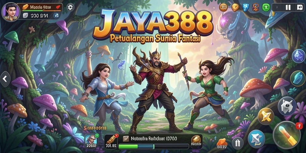 Tampilan gameplay menampilkan petualangan menarik dalam dunia penuh tantangan.