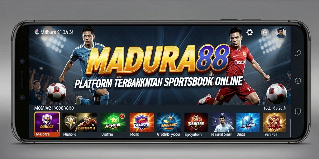 Tampilan menarik dan interaktif dari game Sportsbook MADURA88.