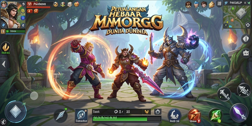Screenshot gameplay menarik PAKARJP menunjukkan pertarungan epik antar pemain.