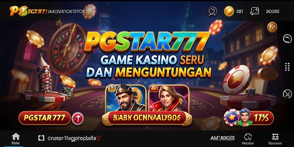 Tampilan menarik dari gameplay Kasino di PGSTAR777.