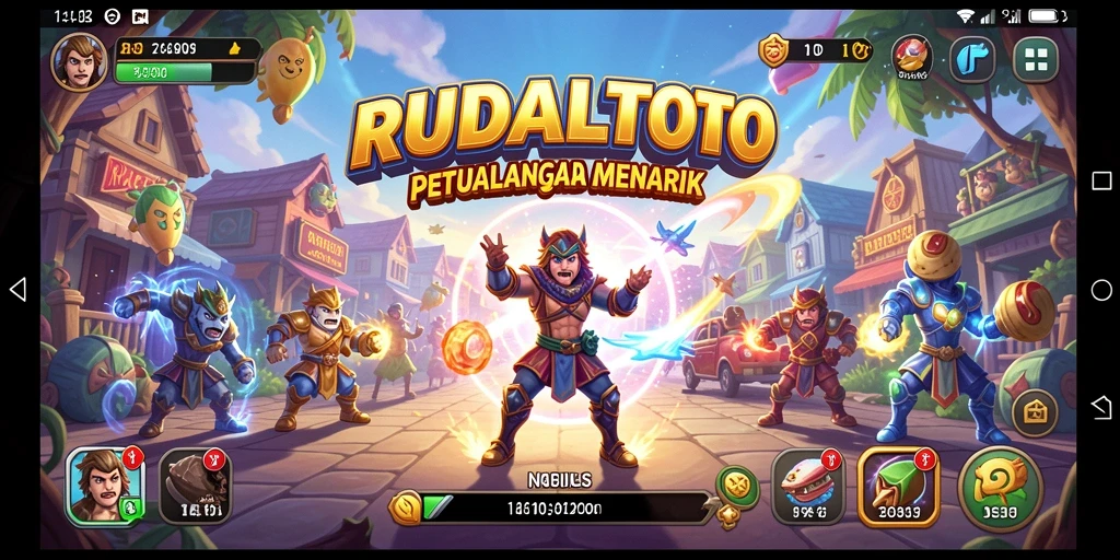 Gameplay RUDALTOTO yang seru dan mendebarkan.