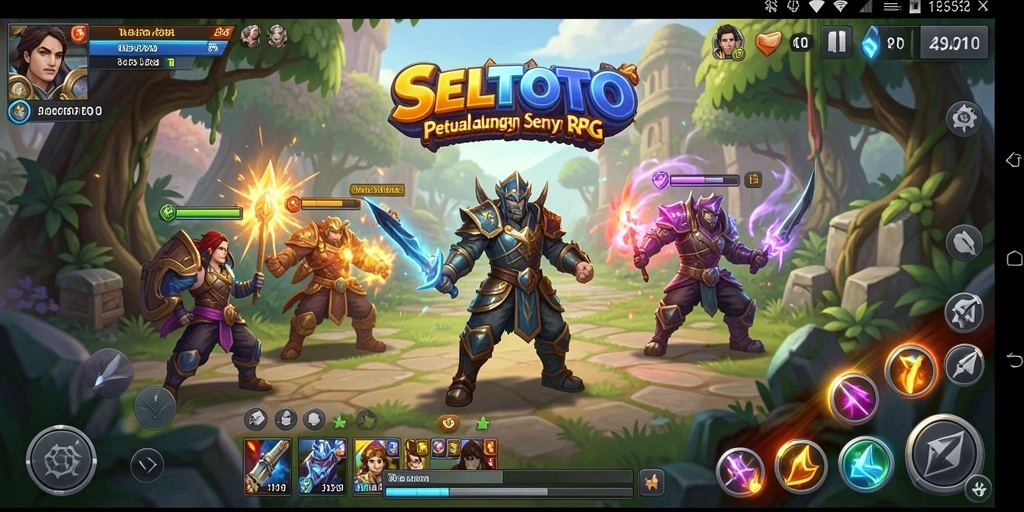 Tampilan gameplay yang mendebarkan di SELTOTO, penuh dengan aksi dan petualangan.