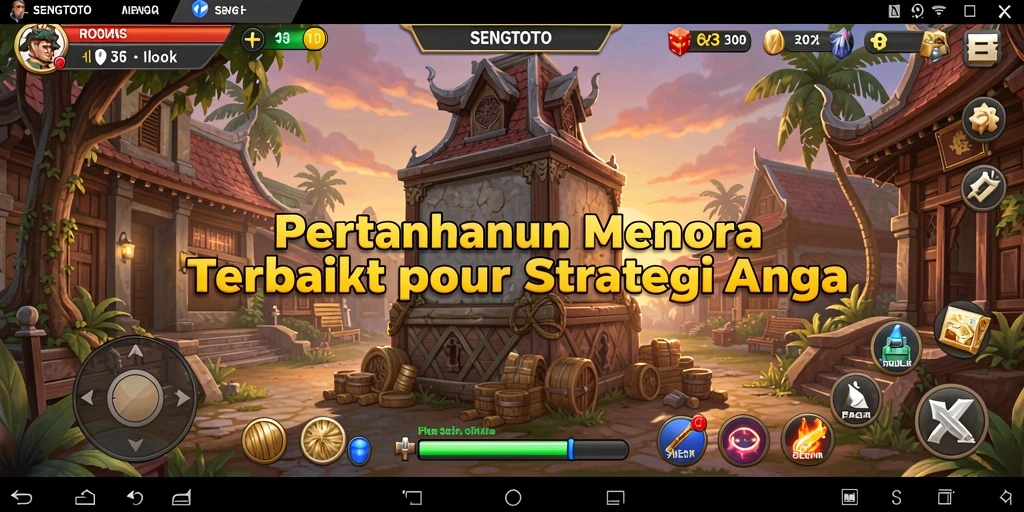 Tampilan gameplay <strong>SENGTOTO</strong> yang seru dan strategis dalam Tower Defense.