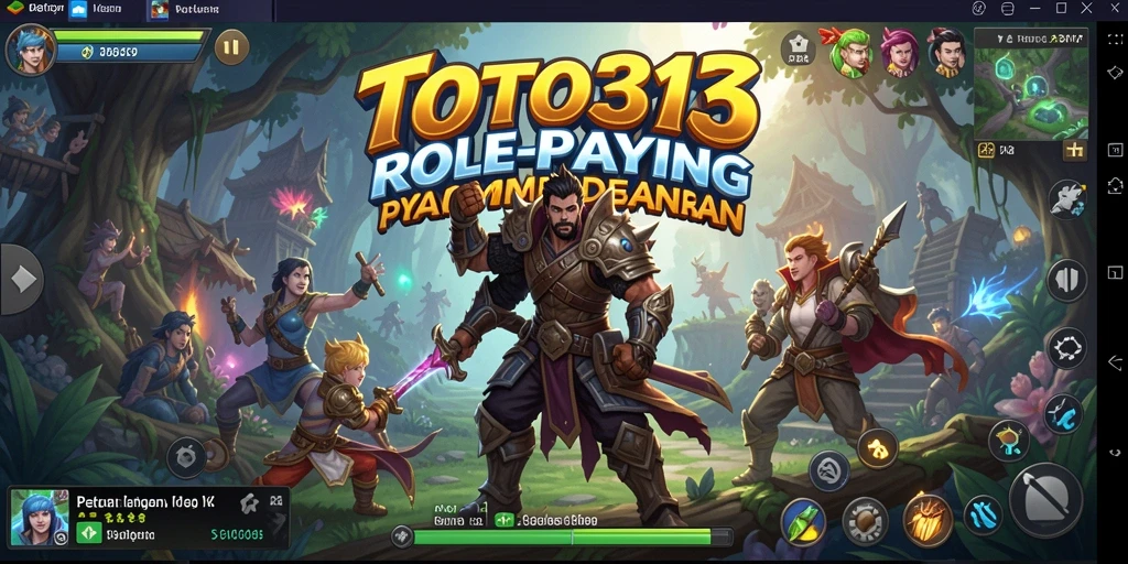 Tangkapan layar gameplay TOTO313 menampilkan aksi pertempuran yang mendebarkan.