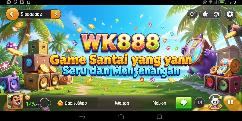 Screenshot gameplay <strong>WK888</strong> menunjukkan keseruan dan grafis yang menarik.